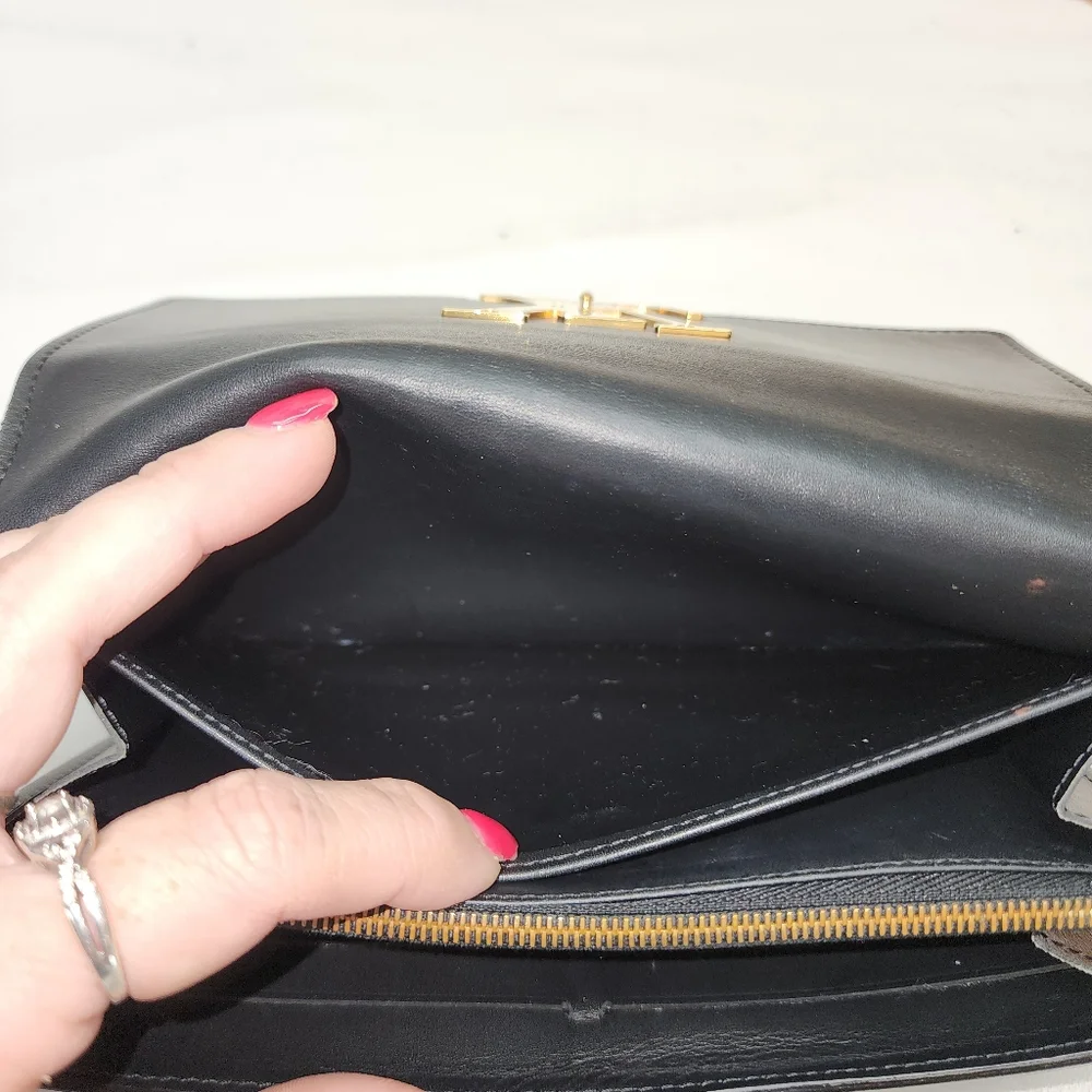 Authentic Louis Vuitton Louise Patent Leather Wallet With Dust Bag AND COA